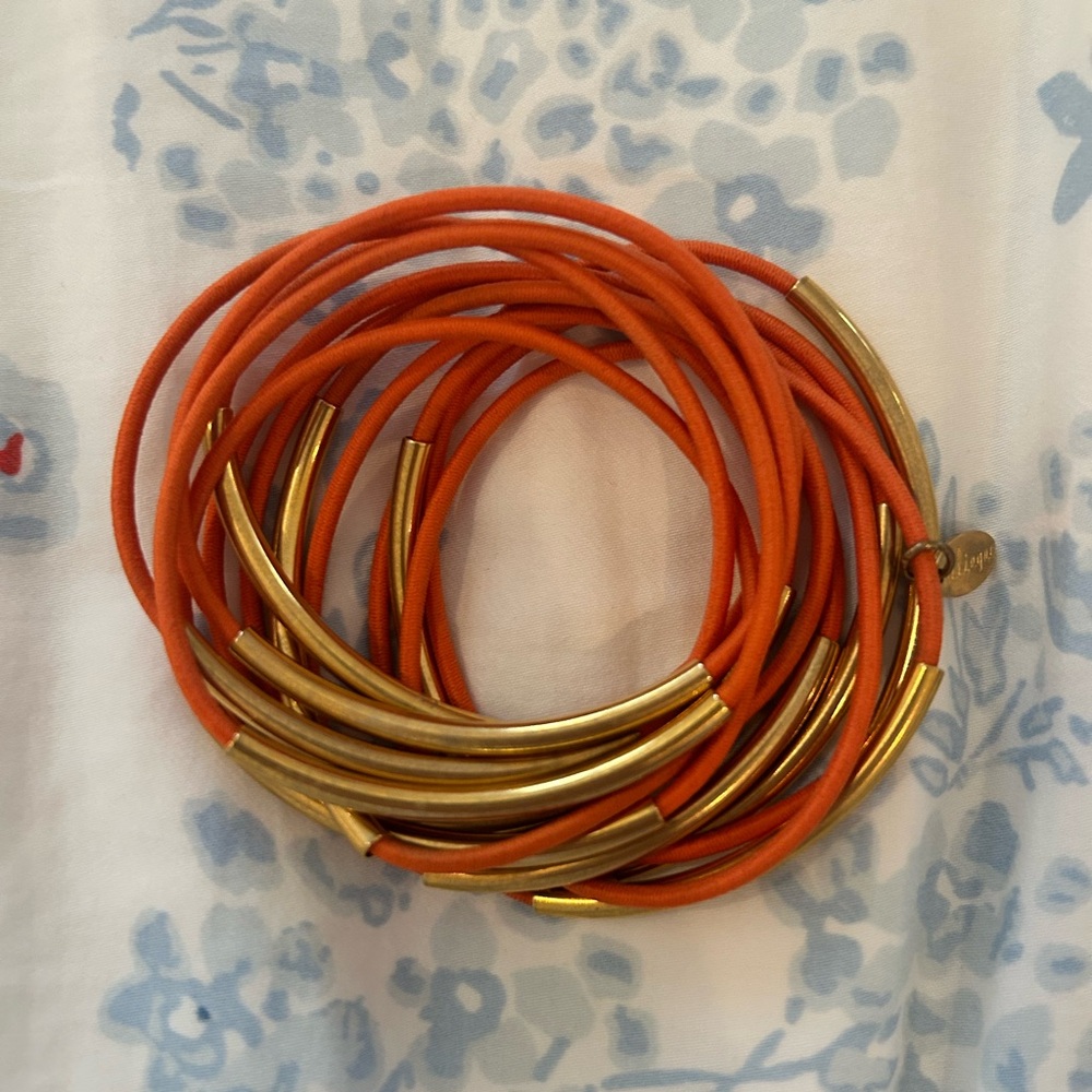 Orange and Gold bangles